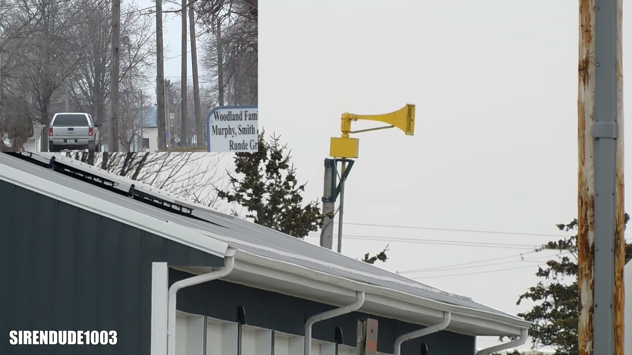 Riceville, IA Siren Test (it got worse)