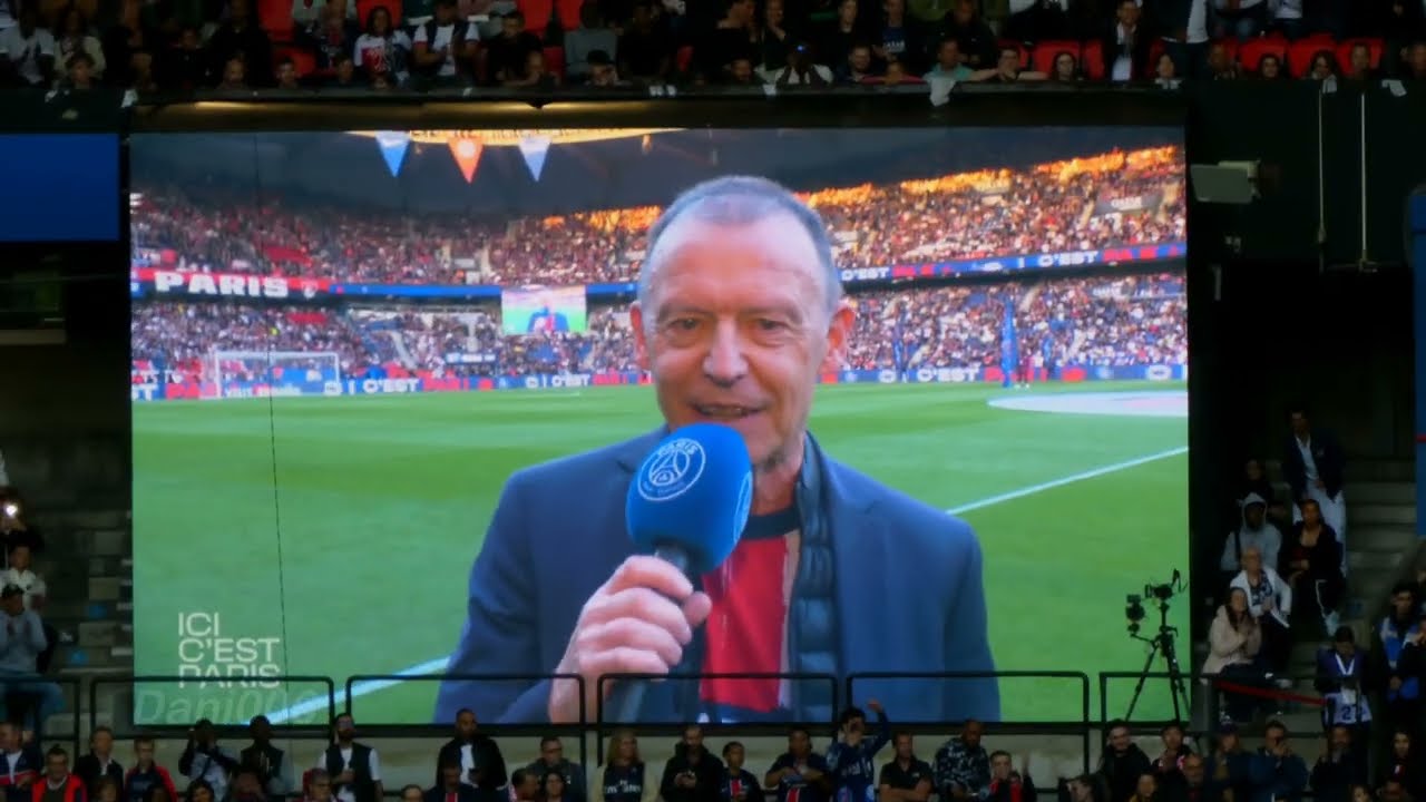 PSG / AJ Auxerre 17.05.2025 : 3-1 (L1 J34) 1/5 : Entrée PSG+compositions équipes avec Michel Montana