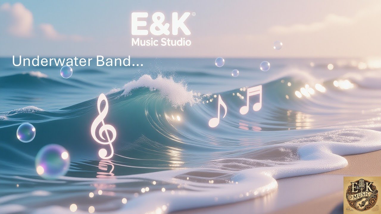 🌊 Underwater Band 🐠🎵 Kids Music Learning Song | E&K Music Studio