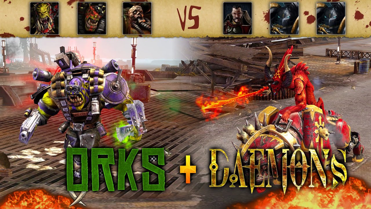 Dawn of War 2 - 3v3 | Tekesh + MangoCheese + Salad-Tosser [vs] Piluco + Bob + Handsome