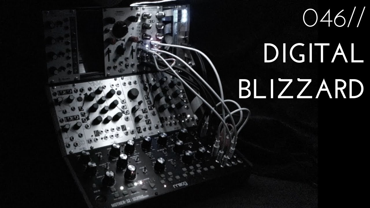 046//Digital Blizzard - Lo-Fi Grungy Moog Mother 32 and random source