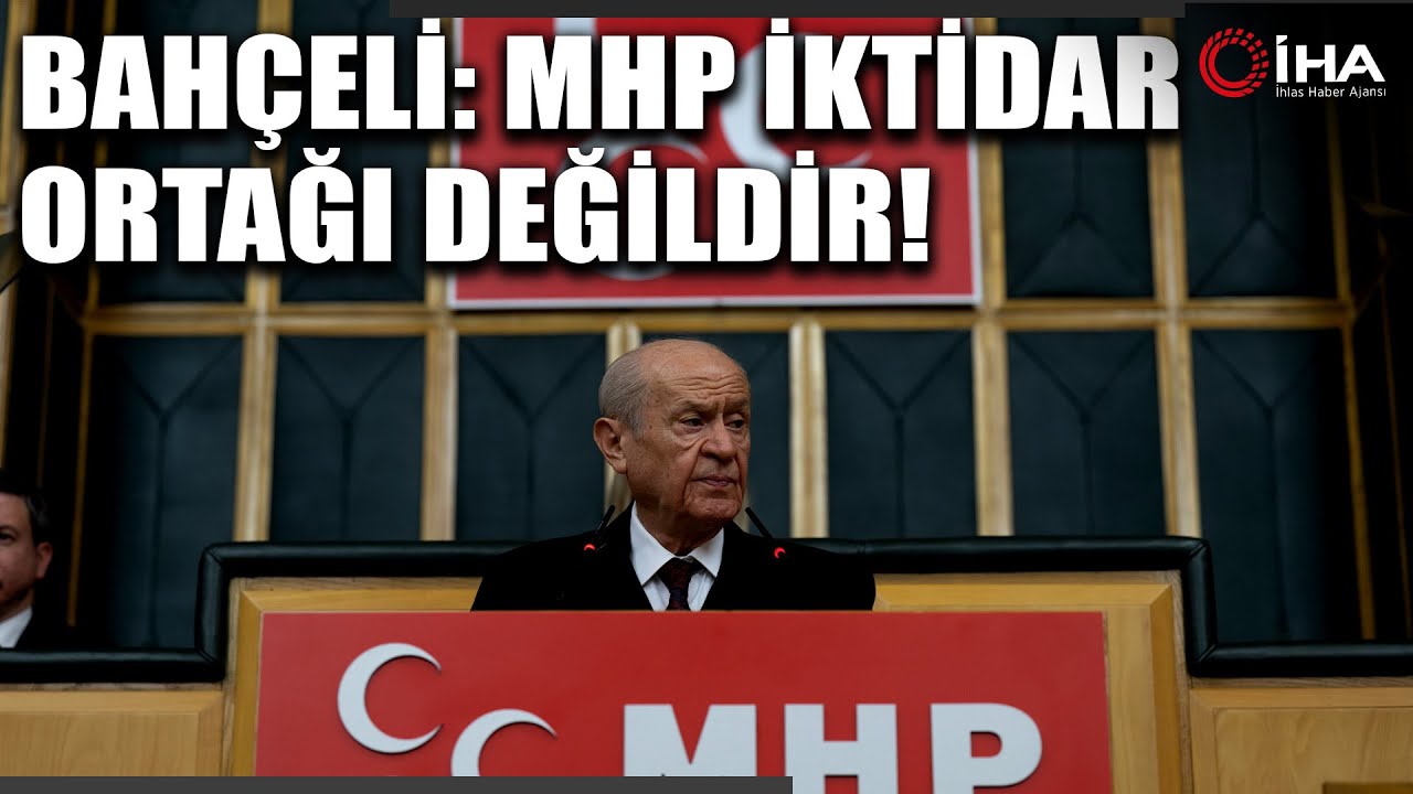 Devlet Bahçeli grup toplantısında konuşuyor