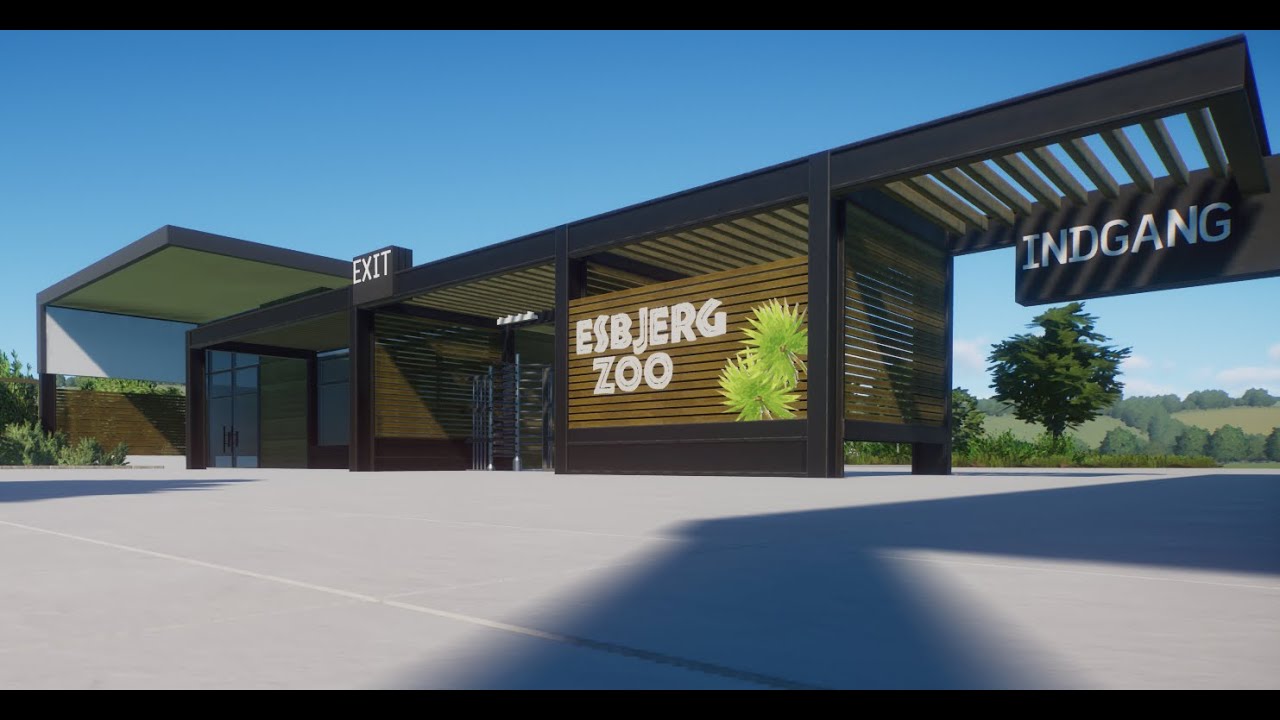 Serval House Speed Build Pt. 1- ZSU Esbjerg Zoo - Planet Zoo
