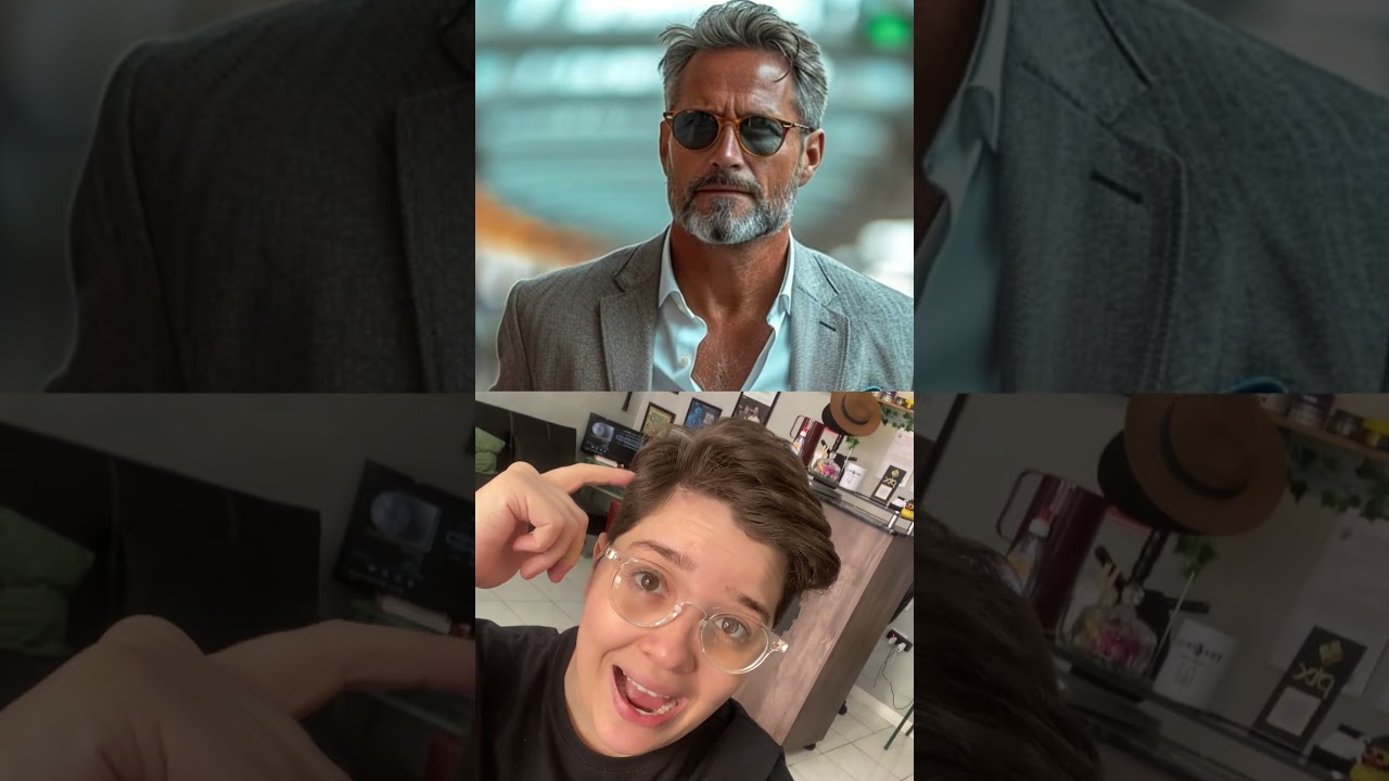Cabelo Grisalho e Branco no Visagismo Masculino