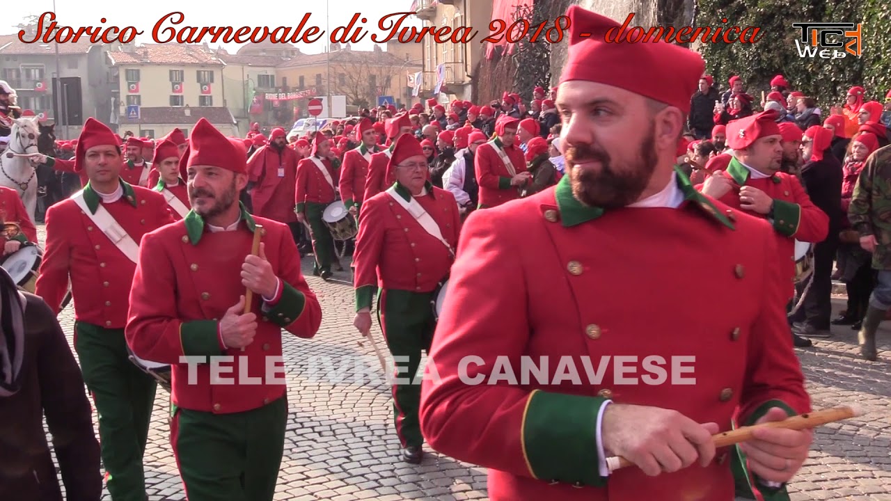 Storico Carnevale di Ivrea 2018   sfilata corteo domenica 11 febbraio