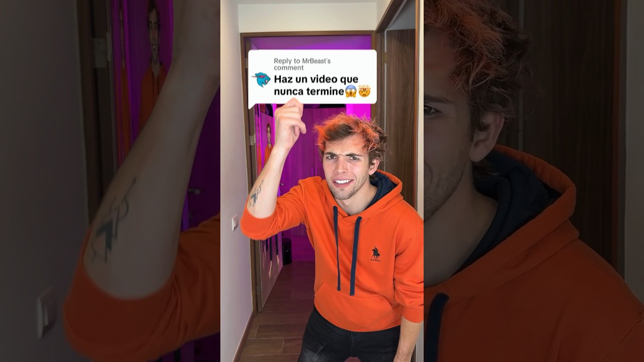 MrBeast me RET&Oacute; a hacer un video infinito😱🤯💀