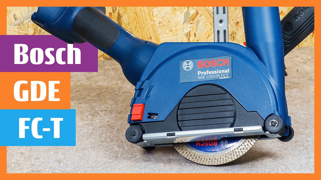 Bosch GDE 115/125 FC-T Full-cover dust extraction guard for Bosch Professional angle grinders