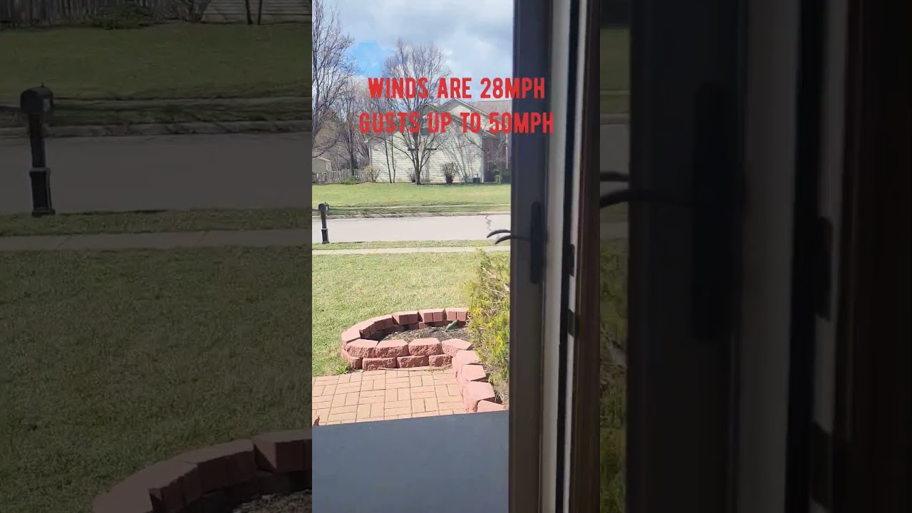 This Is What 28mph Winds Are Like!