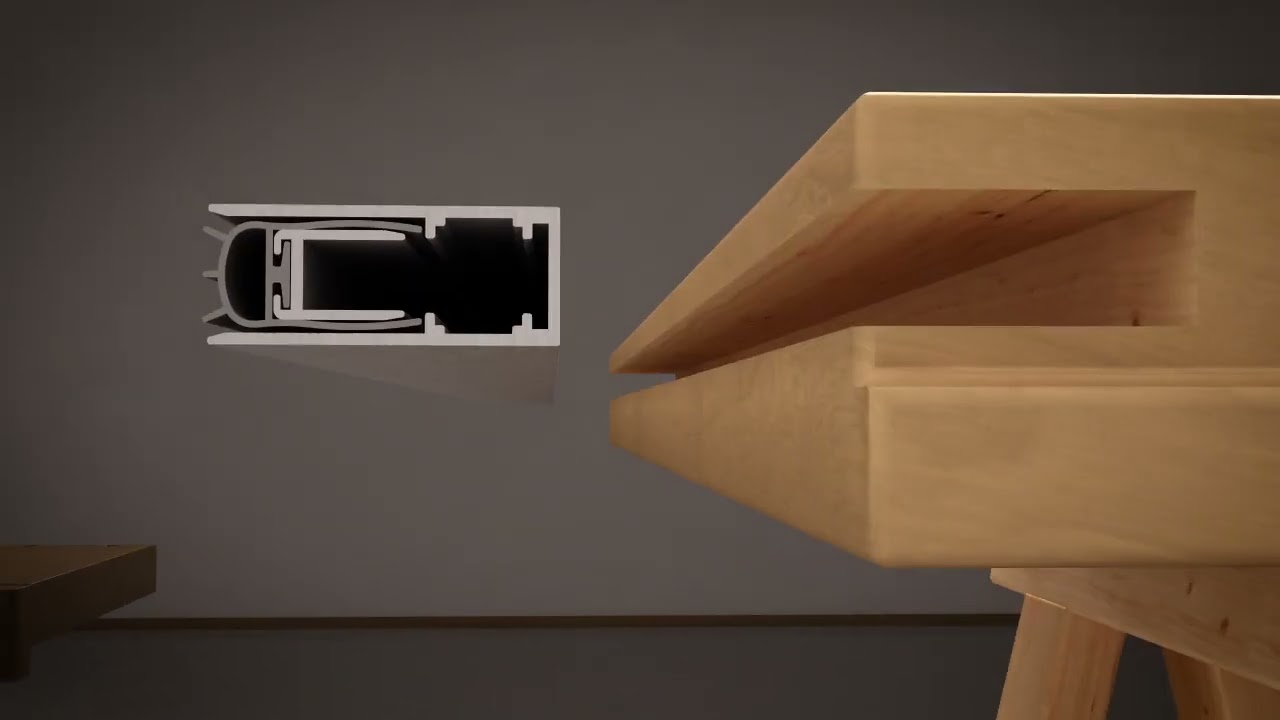Superior drop-down seal