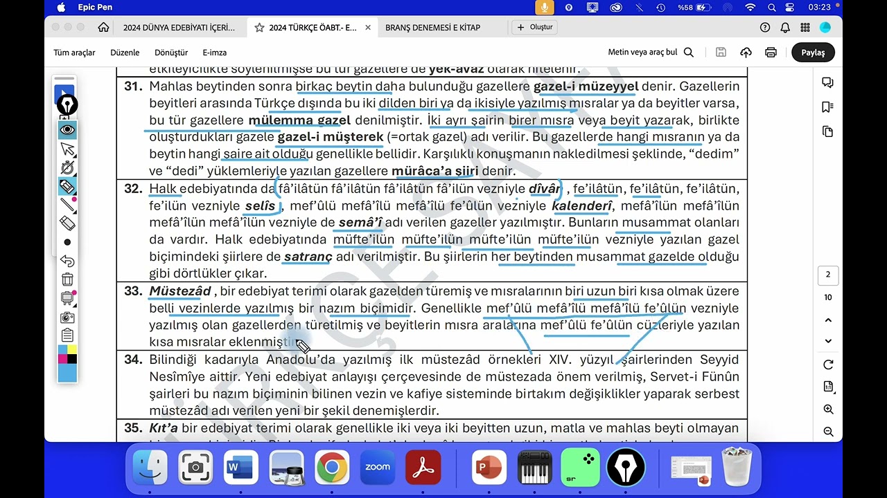 ESKİ TÜRK EDEBİYATI 150 NOKTA ATIŞI BİLGİ İLE GENEL TEKRAR