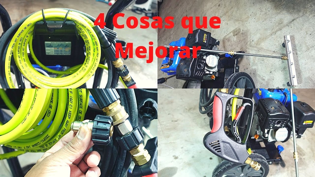 Las Cuatro Cosas que deven Mejorar con su Hidrolavadora