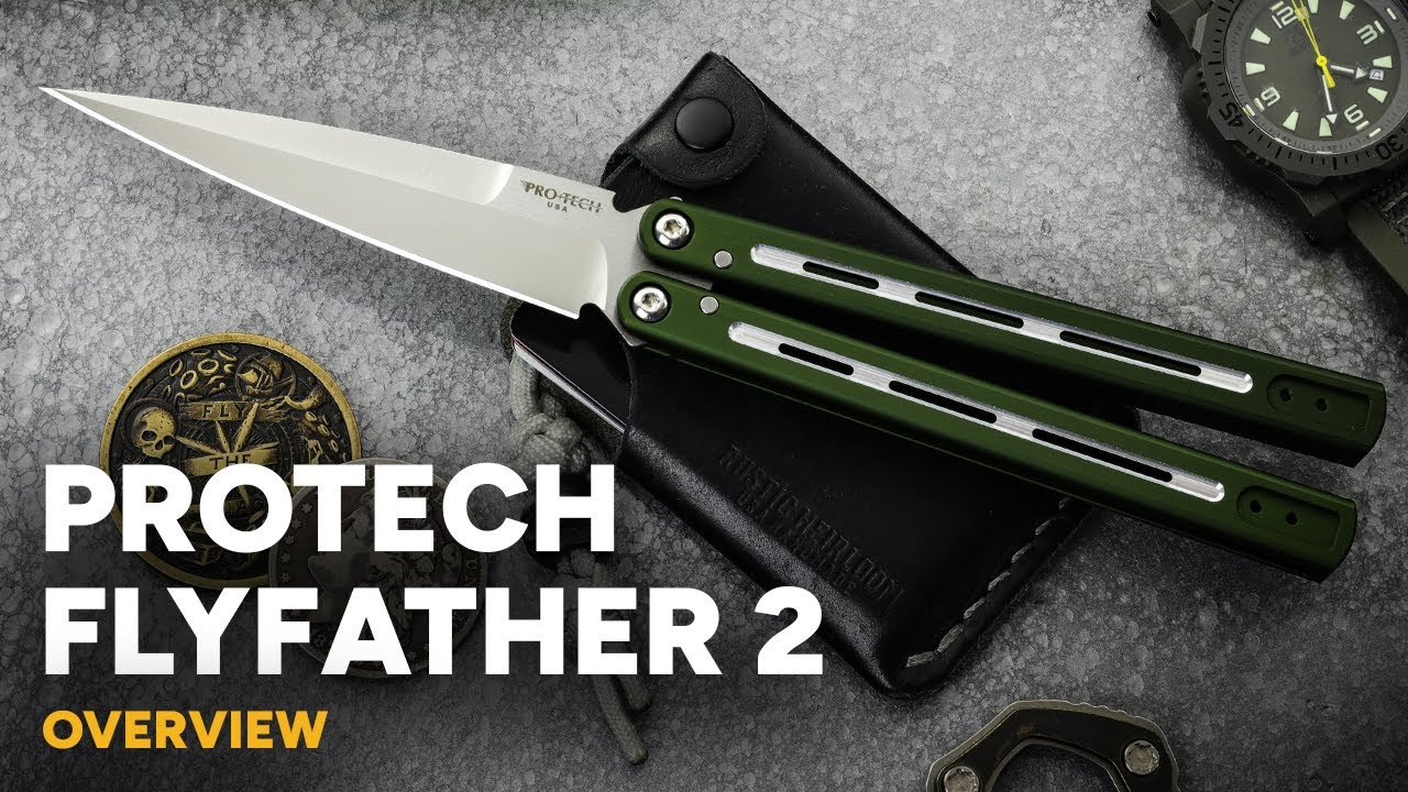Protech & Squid Industries FlyFather 2 - Bushing Pivot & Zen Pin Balisong Overview