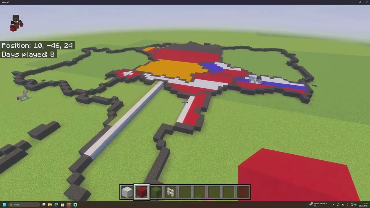 dělám minecraft evropu