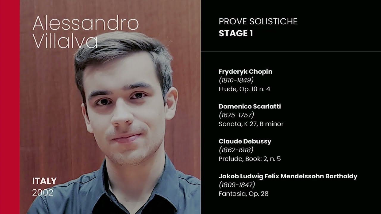 Piano FVG 2023 - Prove Solistiche / Stage 1 - Alessandro Villalva