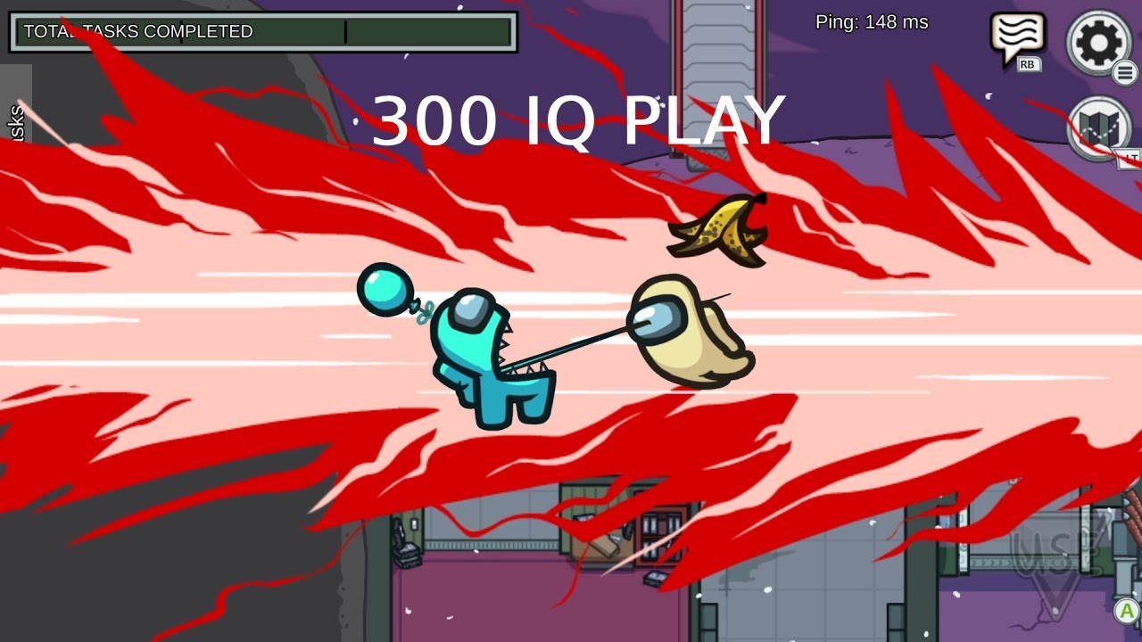 *300 IQ PLAY* In Among Us