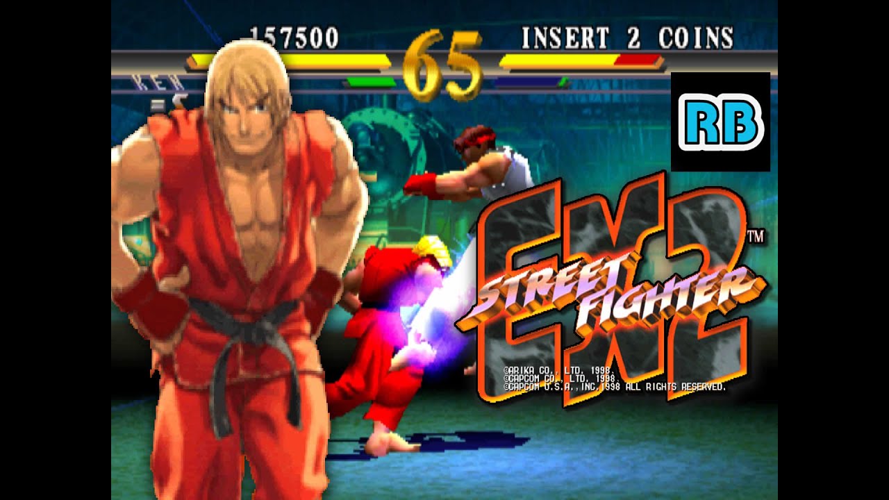 1998 [60fps] Street Fighter EX2 (USA) Ken Hardest ALL