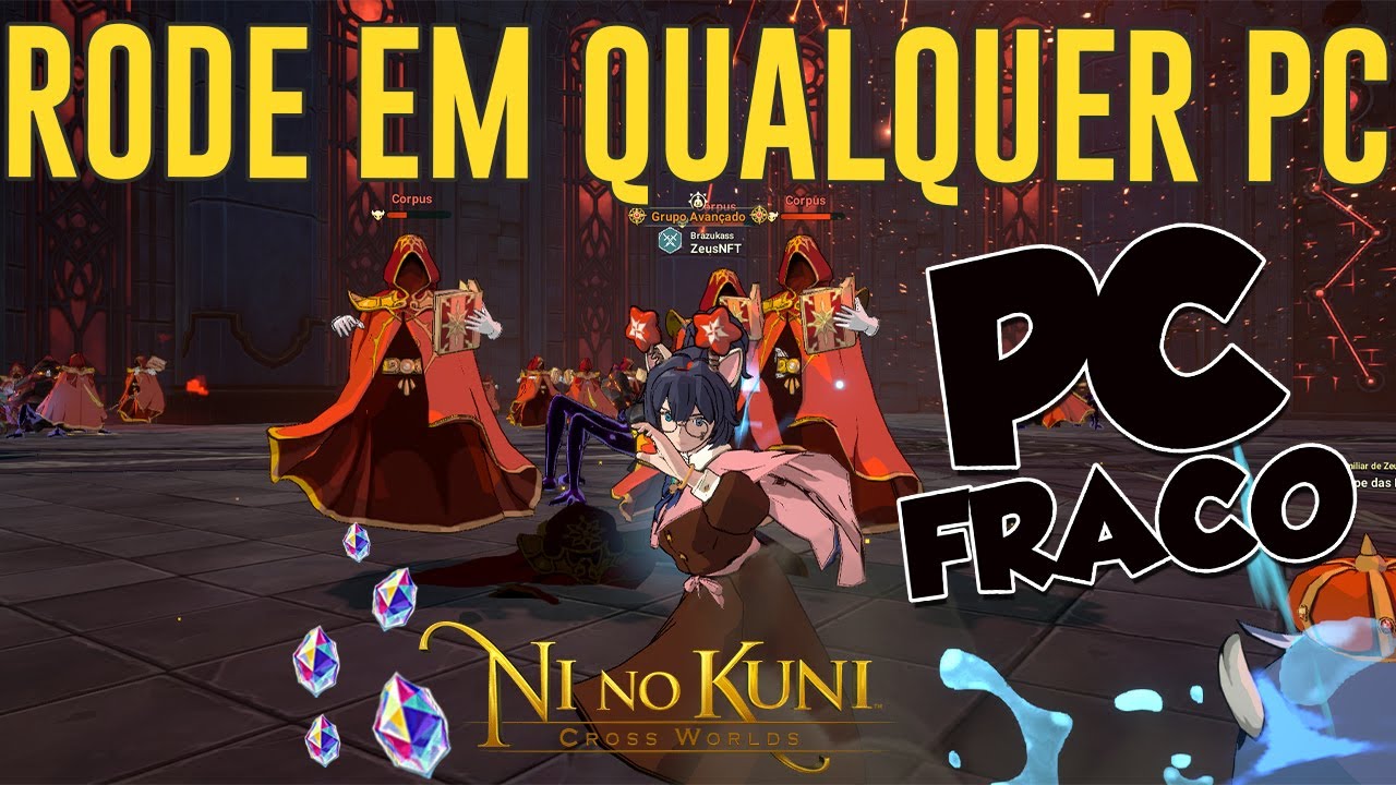 🥇NI NO KUNI - CONFIGURE PARA PC FRACO #zeusnft #crossword #ninokuni