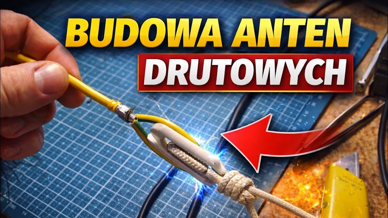Anteny Drutowe KF - Montaż Izolatorów i Naciągów