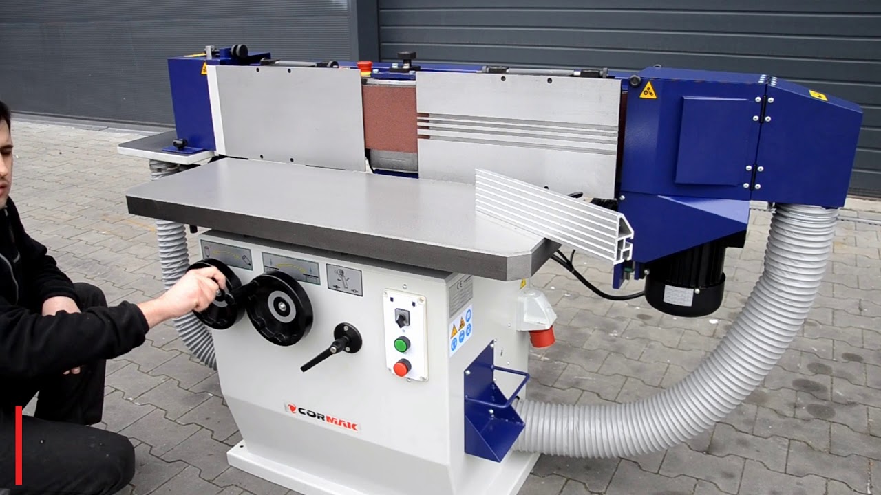 Szlifierka krawędziowa oscylacyjna z trzewikiem do forniru BS 8x120 CORMAK | Oscillatory Grinder