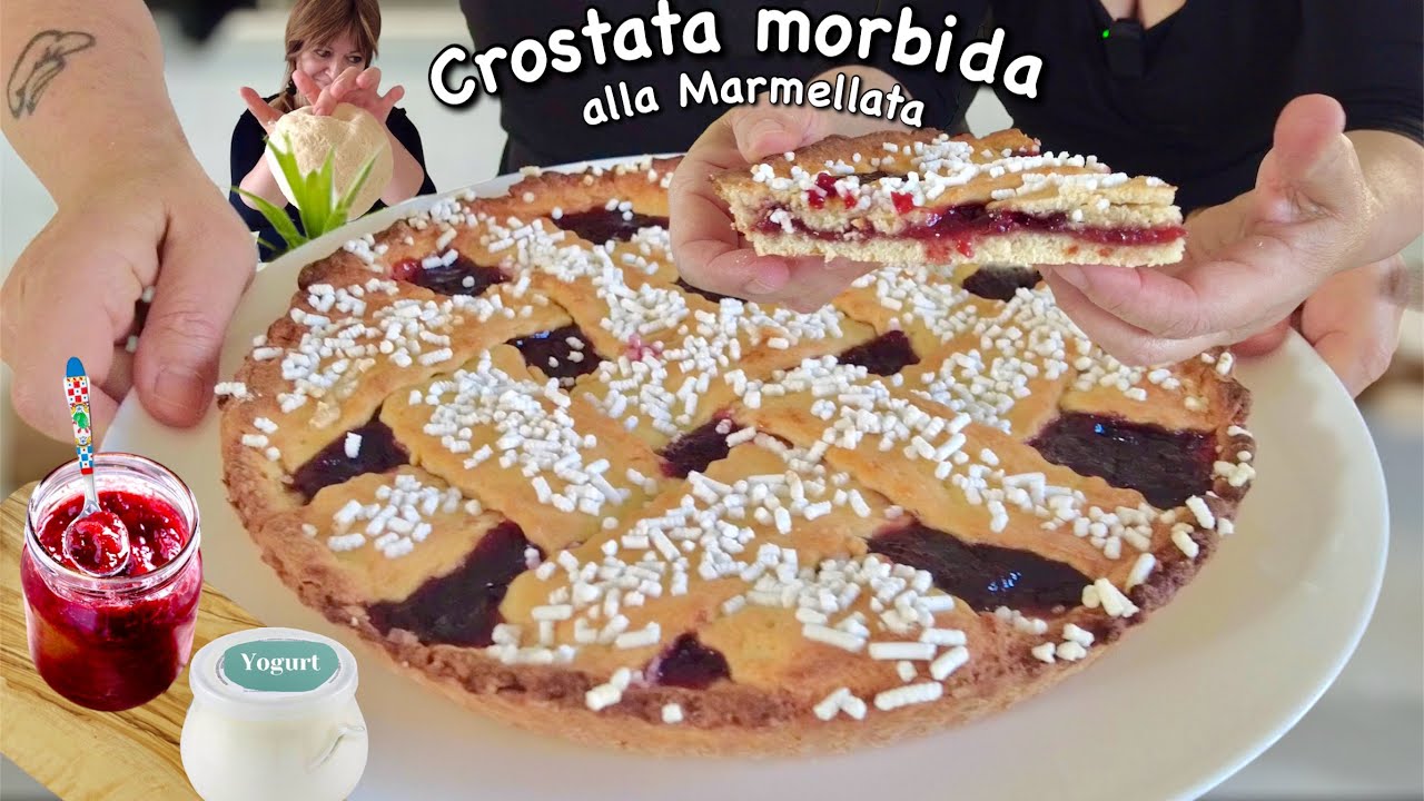 Легкий ТАРТ С ДЖЕМОМ и ЙОГУРТНЫМ ПЕСОЧНЫМ КРУСТОМ