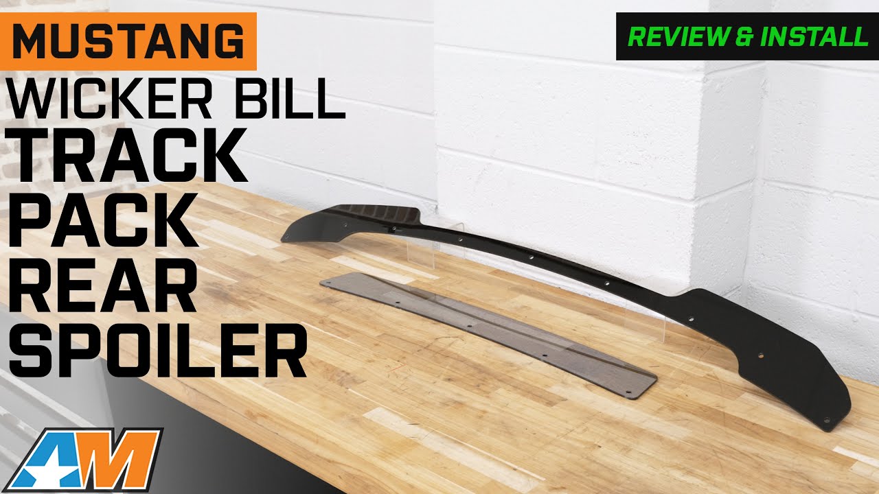 2015-2023 Mustang Wicker Bill for Track Pack Rear Spoiler Review & Install
