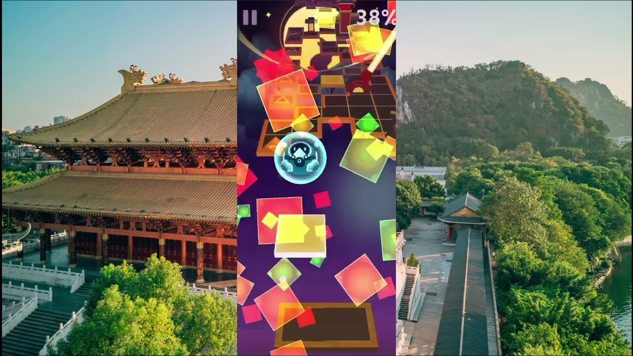 Rolling Sky - Temple Fair (Full Gameplay) ⭐⭐
