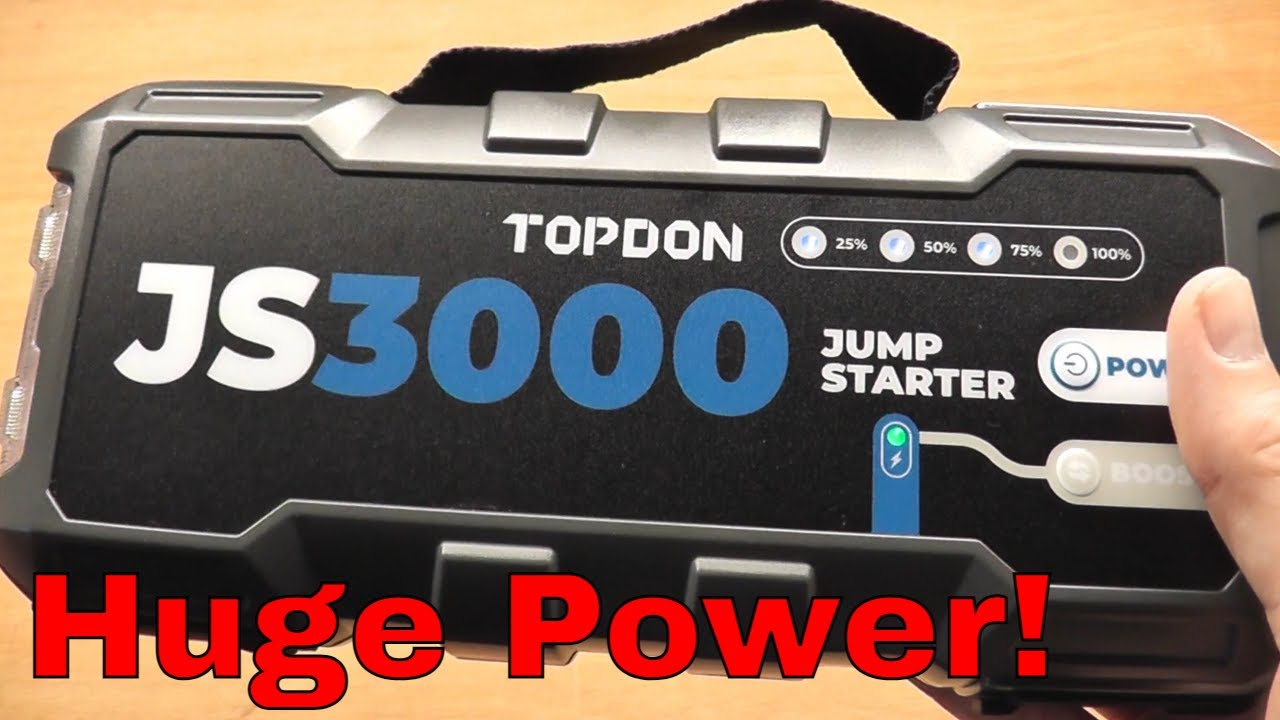 TOPDON JS3000 Jump surge 3000 - Best battery jump pack ?