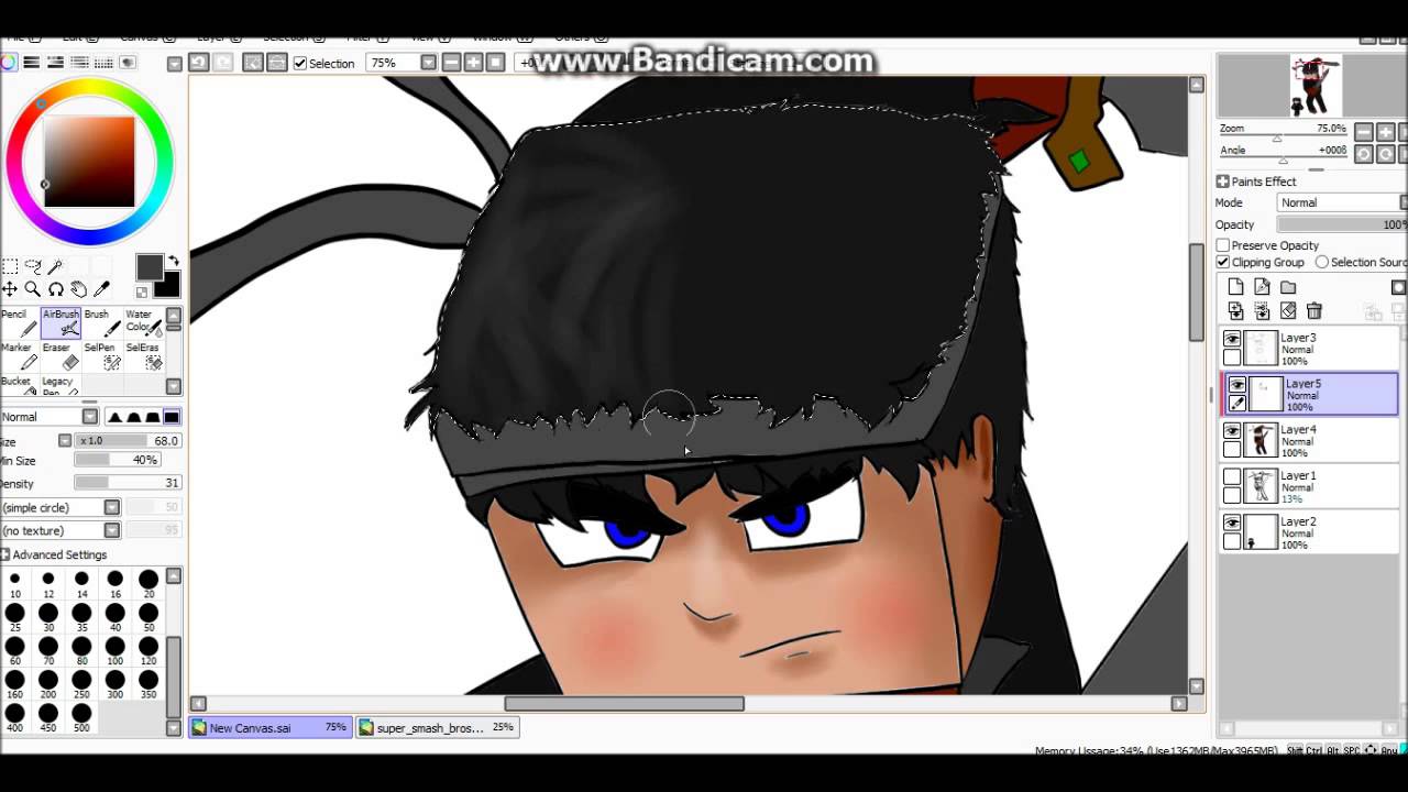 Minecraft Speedart- ProtocraftedHD tradeoff!
