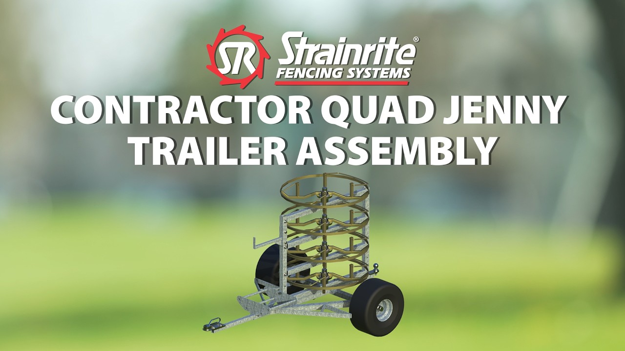 Strainrite | Contractor Quad Jenny Trailer Assembly