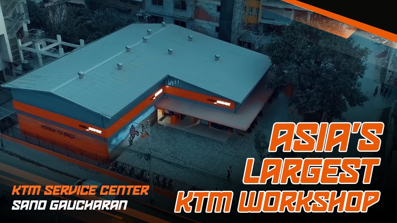 KTM Service Center, Sano Gaucharan - Asia's Largest KTM Workshop.