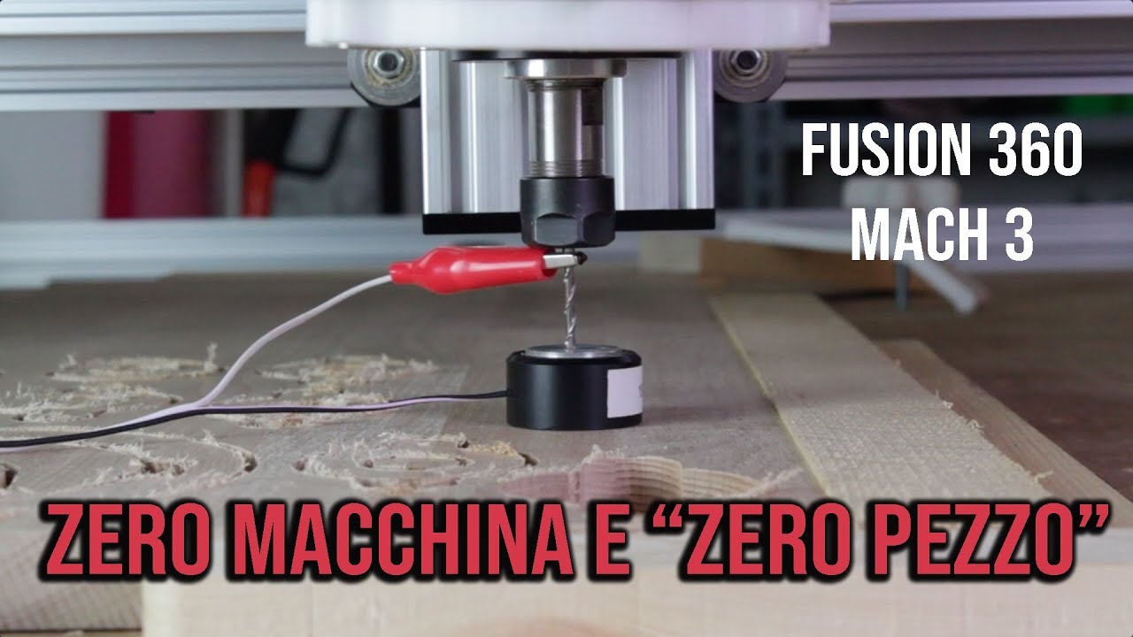 ⏬ CNC: FARE LO ZERO PEZZO - ESEMPIO CON MACH3 E FUSION 360 ⏬