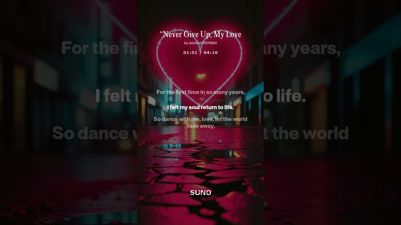 “Never Give Up, My Love 1