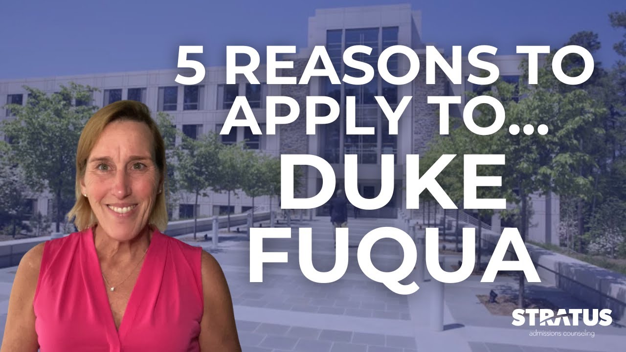 Five Reasons You Should Apply to Duke Fuqua