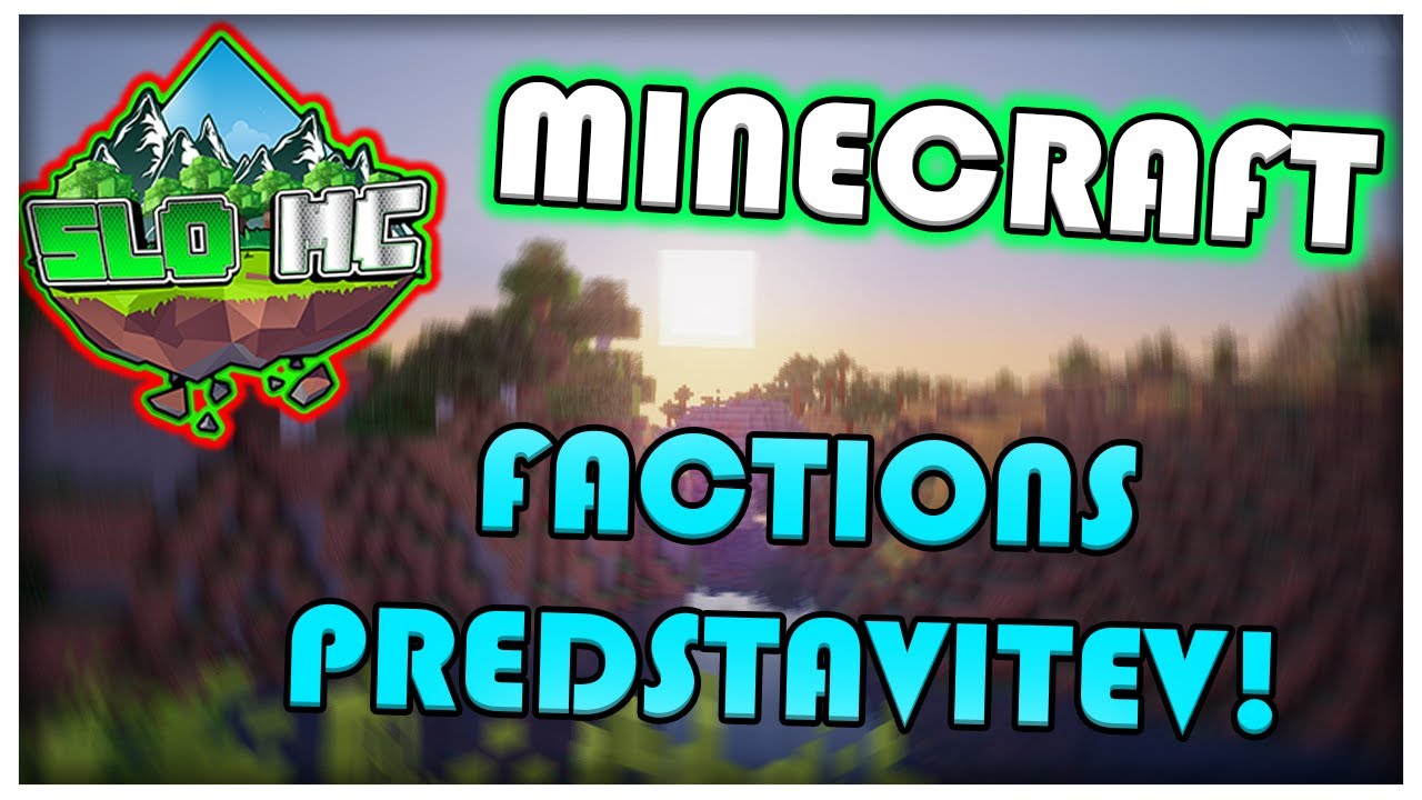 [SLO] SLOMC Factions | Uvod v minigame | SLOMC #1