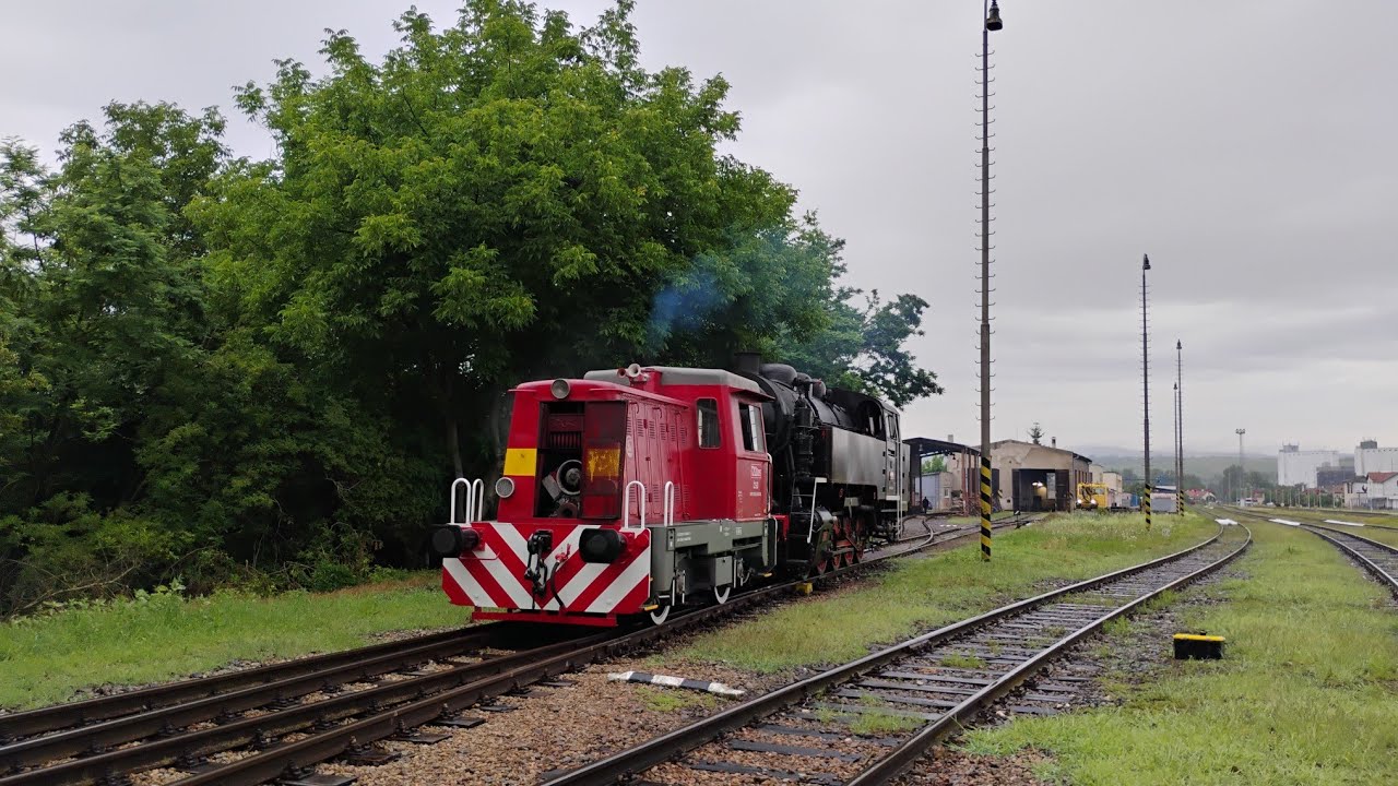Lokomotivy T212.0005 + 525.101 Kyjov 8.7. 2025