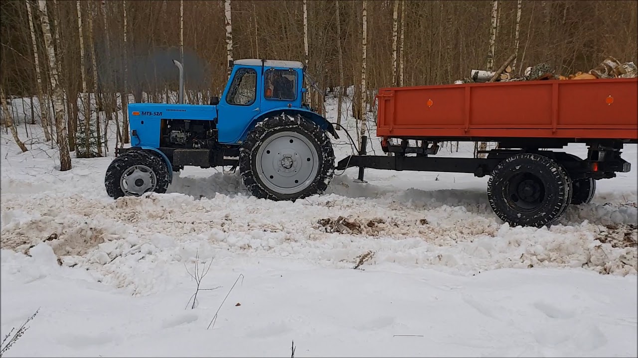 MTZ 52L Turbo in a forest