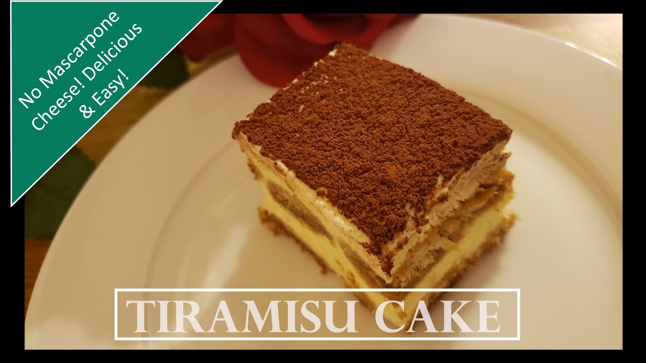How to Make Quick Tiramisu Cake (No Mascarpone Cheese) I Delicious Dessert I Tasty, Simple, & Easy