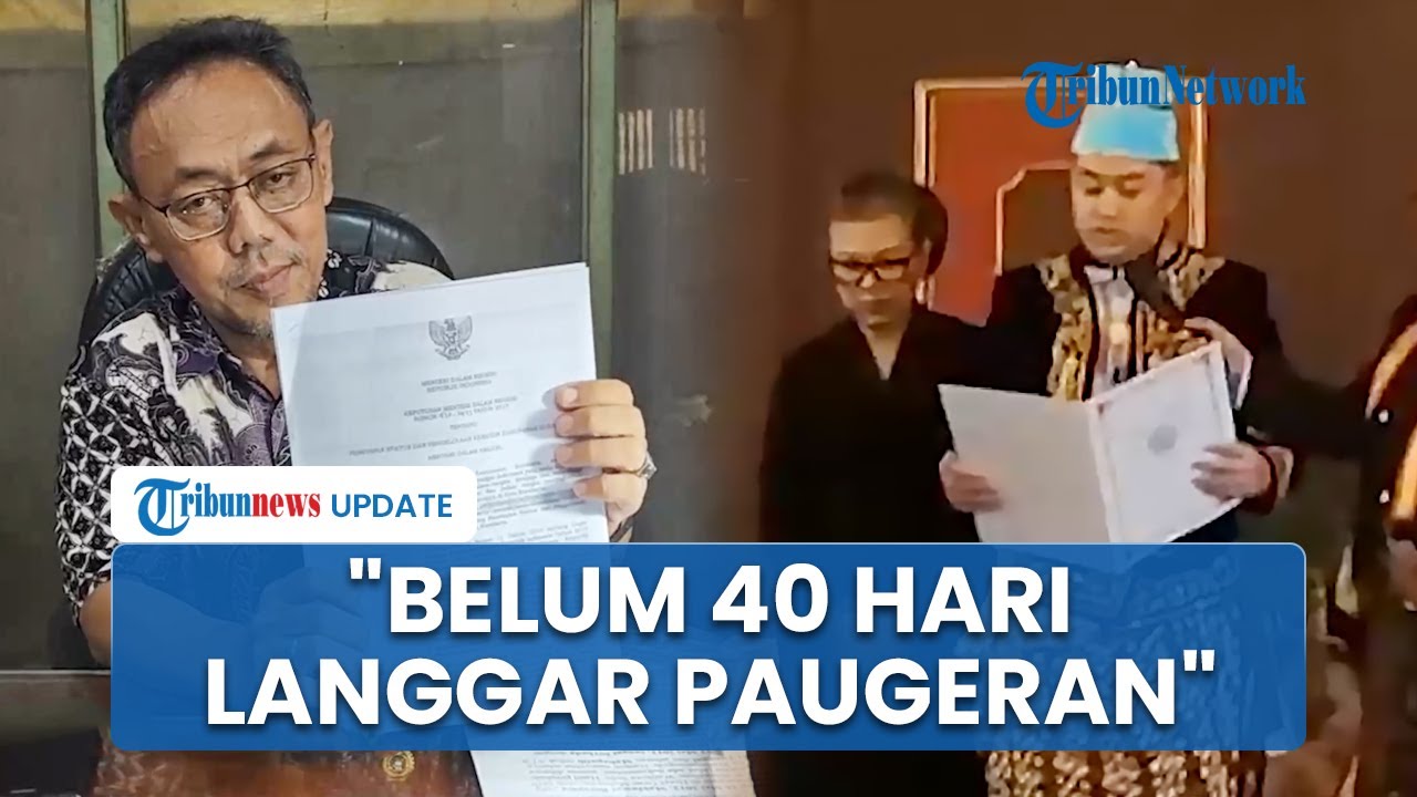 Tedjowulan soal Ikrar Gusti Purboyo Jadi Raja Keraton Solo di Hadapan Jenazah Ayah: Langgar Paugeran