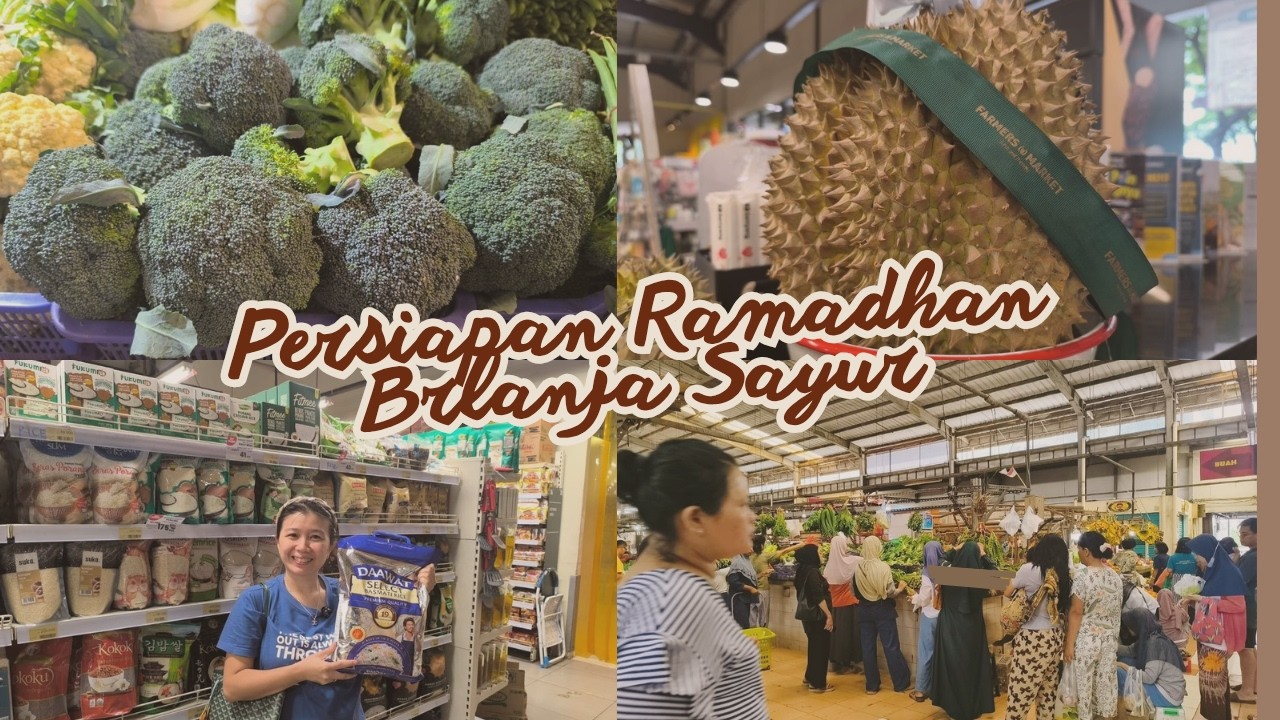 H-1 Ramadhan Belanja Sayur Di Pasar Modern!!!!!