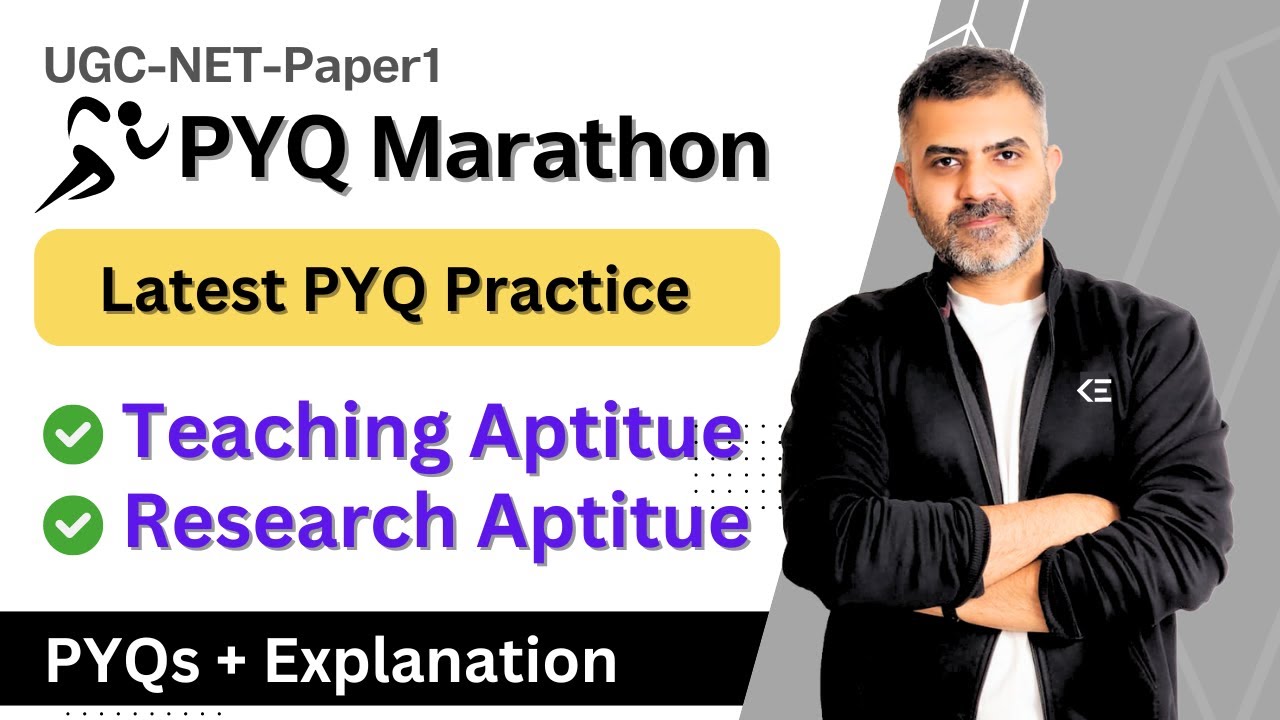 PYQ Marathon | Teaching Aptitude | Research Aptitude | UGC-NET-Paper 1 | Kumar Bharat