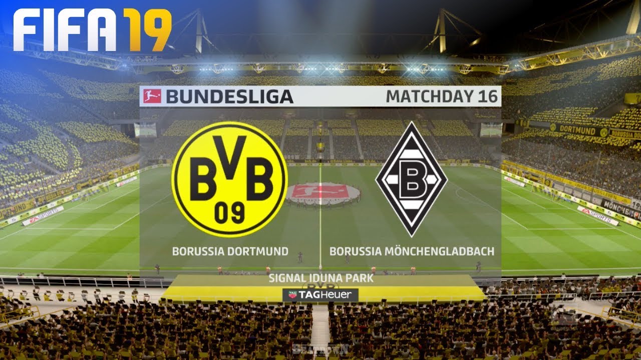 FIFA 19 - Borussia Dortmund vs. Borussia Mönchengladbach @ Signal Iduna Park