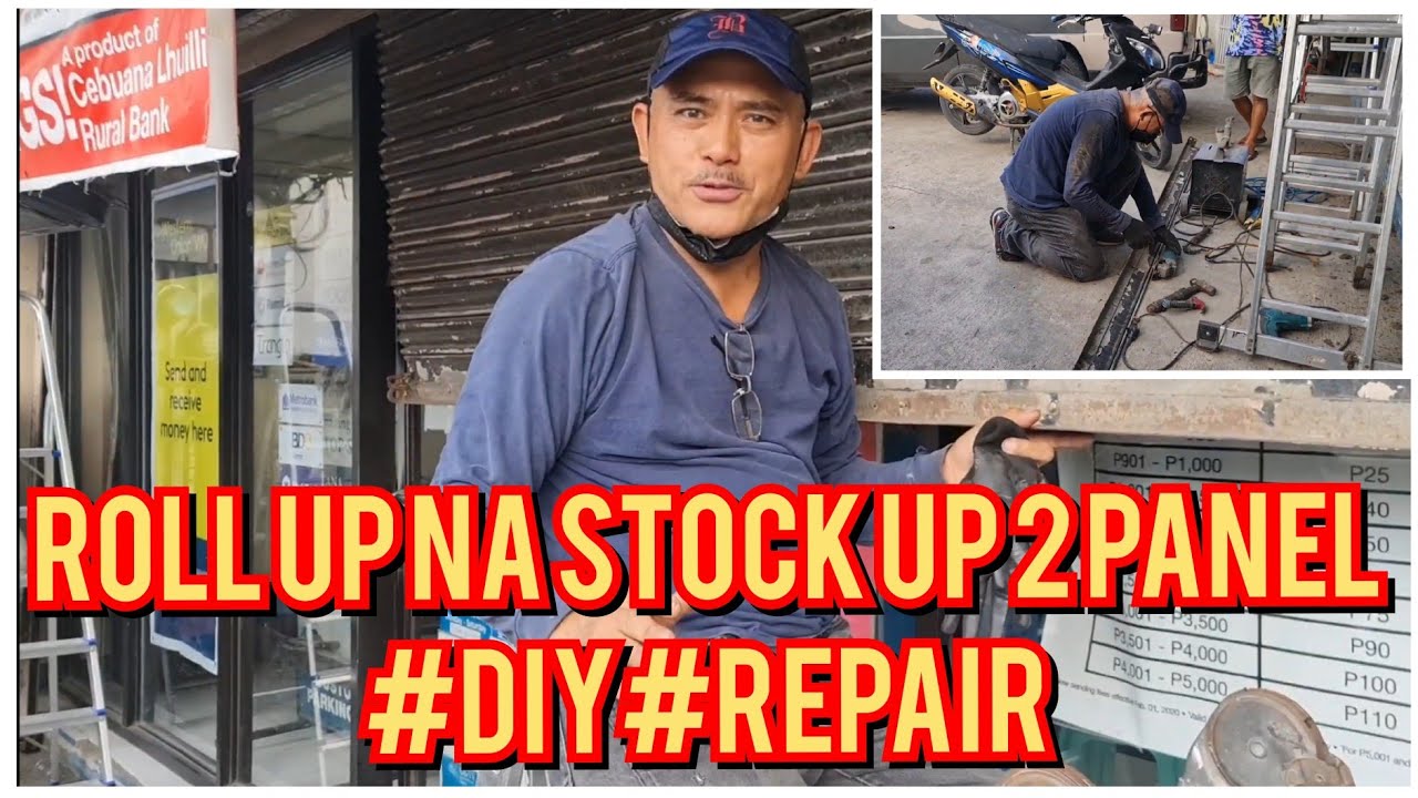 ROLL UP NA STOCK UP 2 PANEL  #DIY #REPAIR