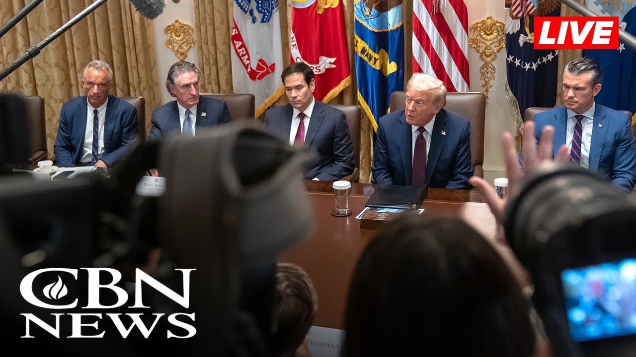 LIVE: President Donald Trump Holds a Cabinet Meeting | CBN News