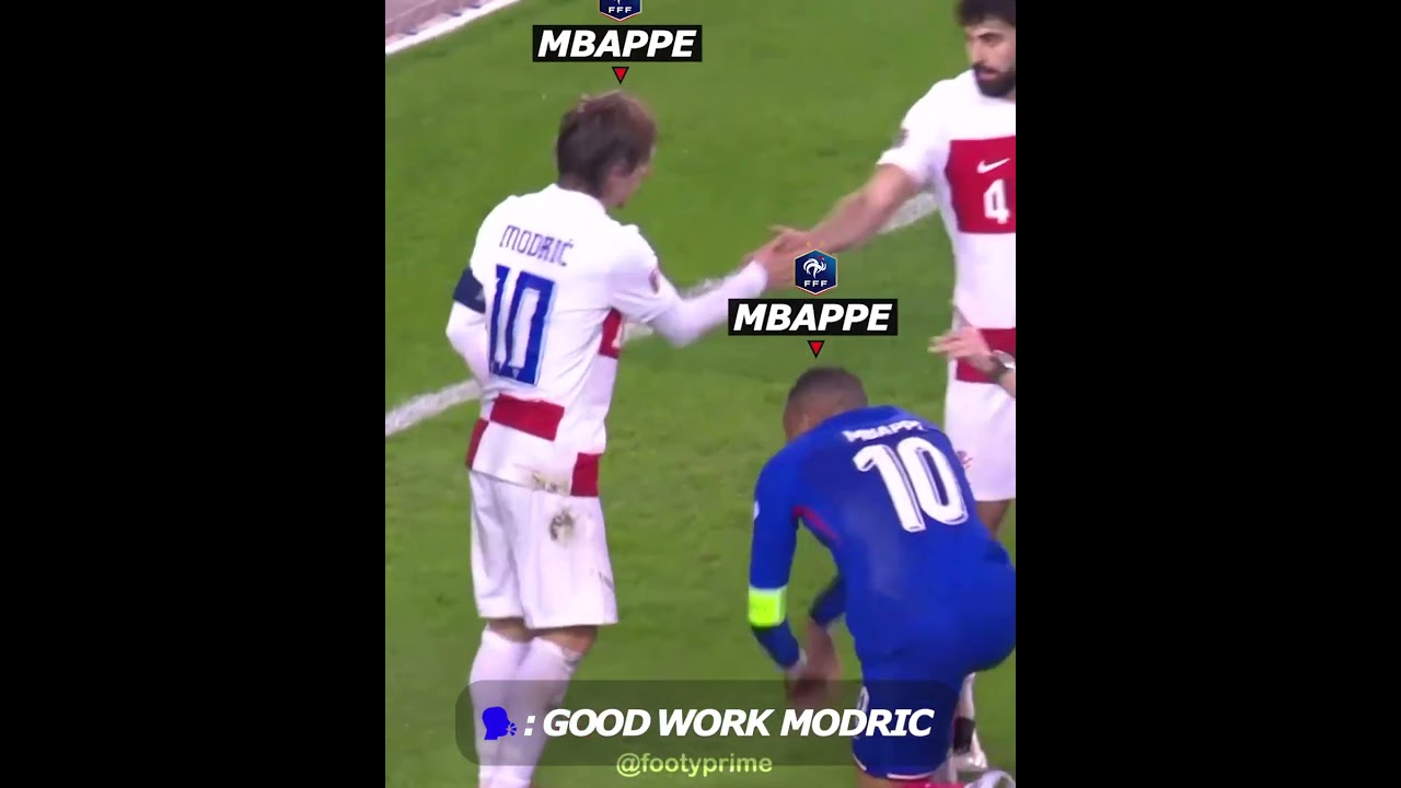 Mbappe And Modric + Pericic ❤️