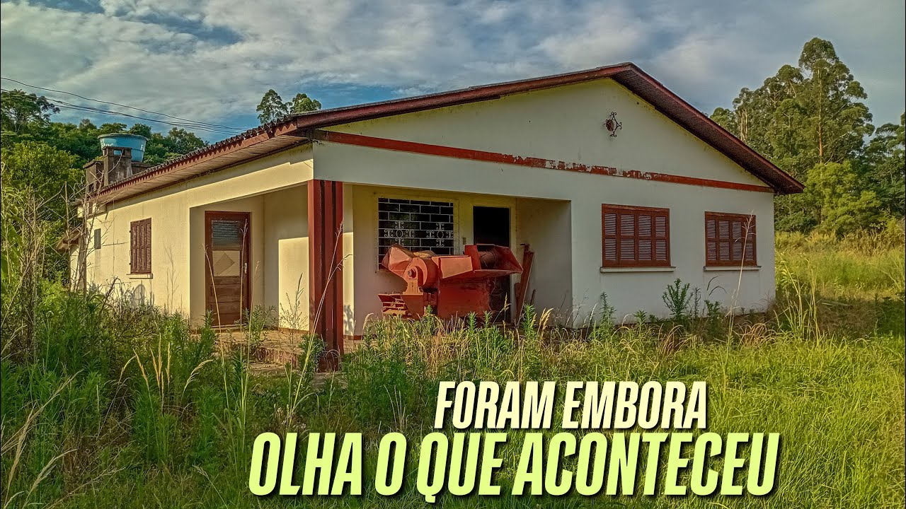 MUITO TRISTE! TIVERAM QUE ABANDONAR ESSA CASA PORQUE NÃO DAVA MAIS PARA MORAR AQUI.