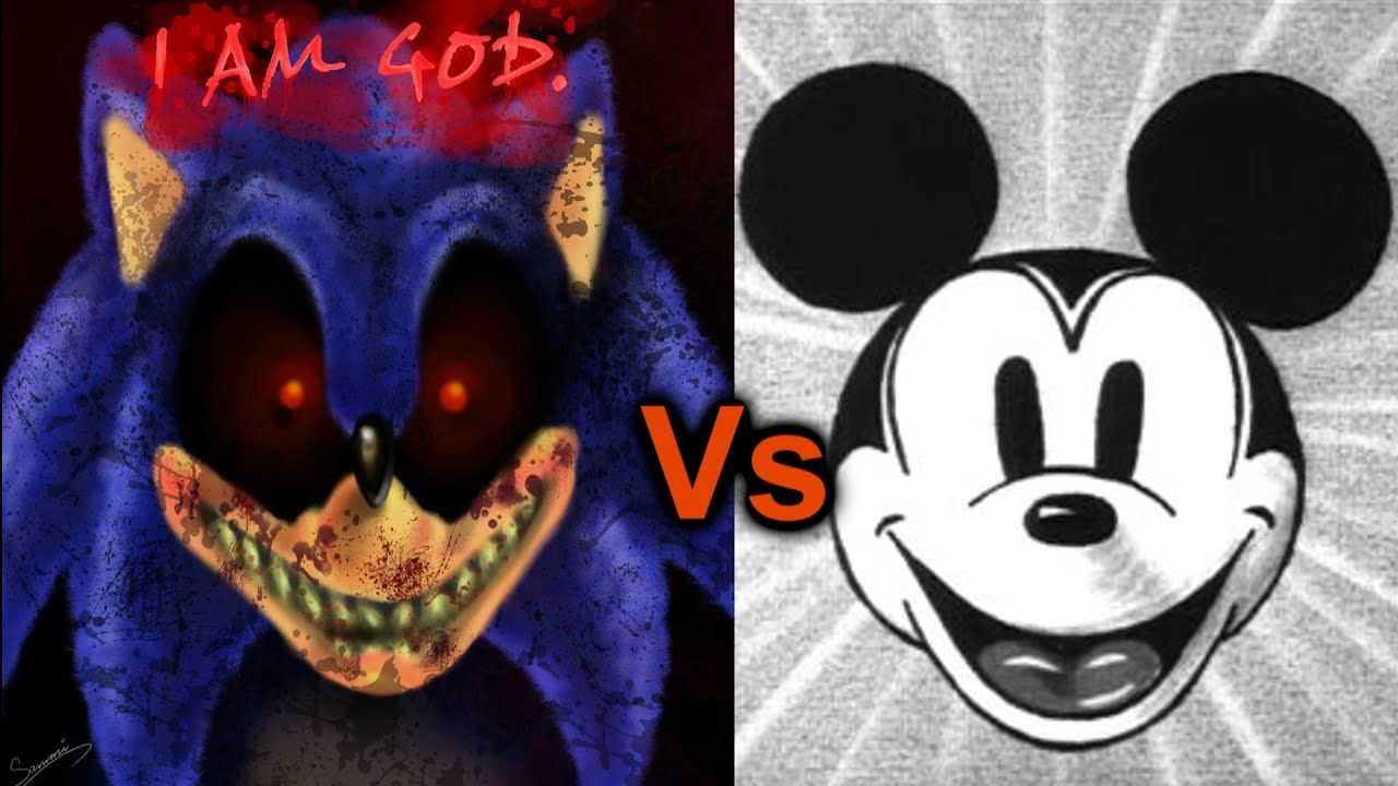 SSBB Wii U Modded Battles: Sonic.EXE Vs SuicideMouse.AVI