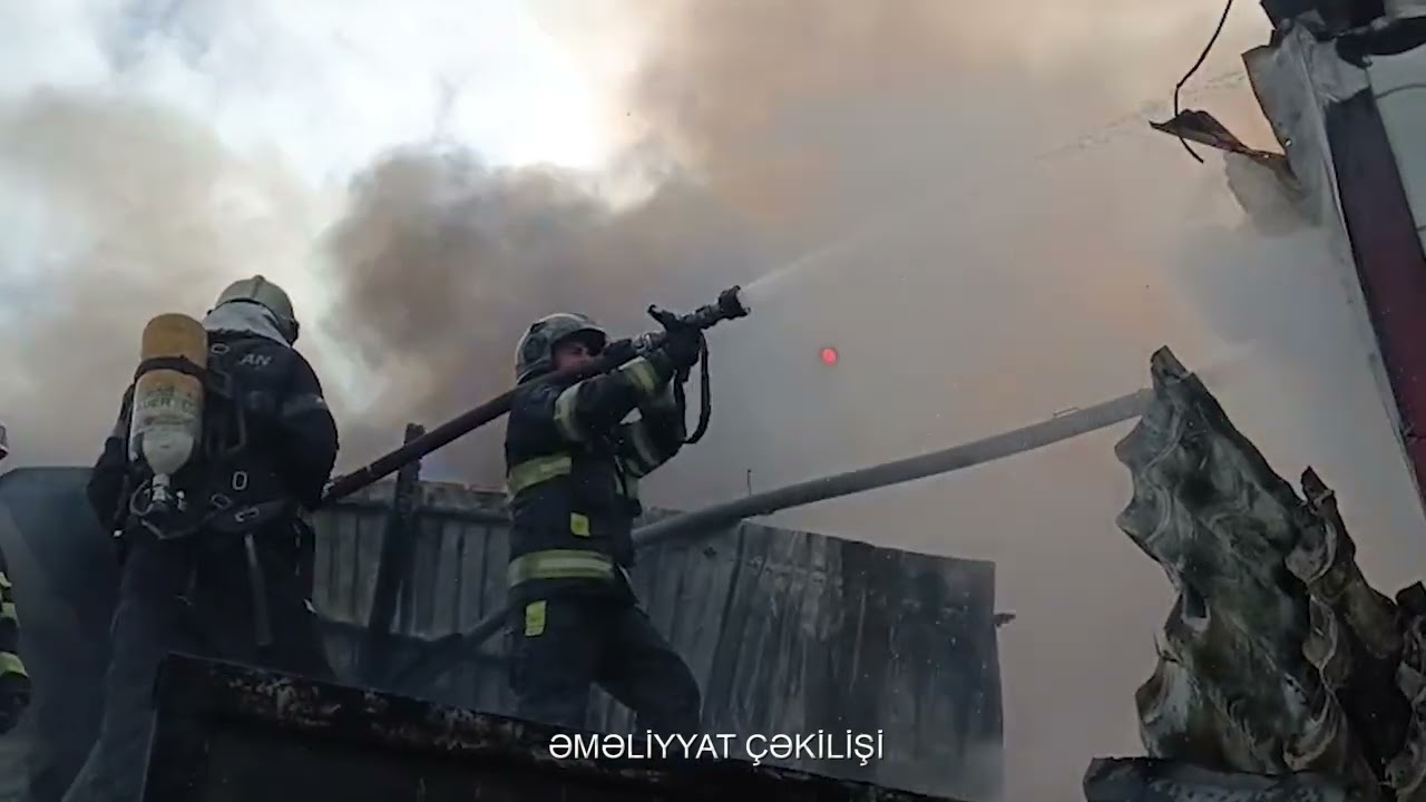 Ziya Bünyadov prospektində yerləşən obyektdə baş vermiş yanğın