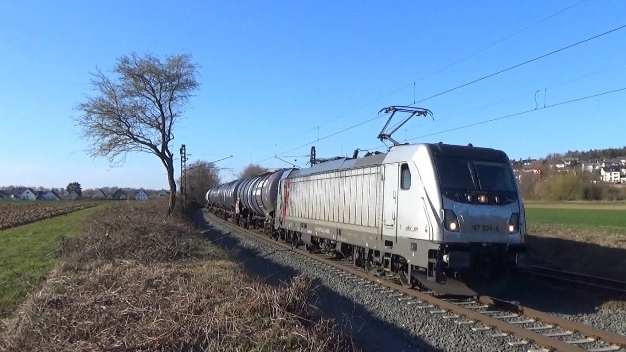 Akiem 187 504 mit Kesselwagen in Kirch G&ouml;ns