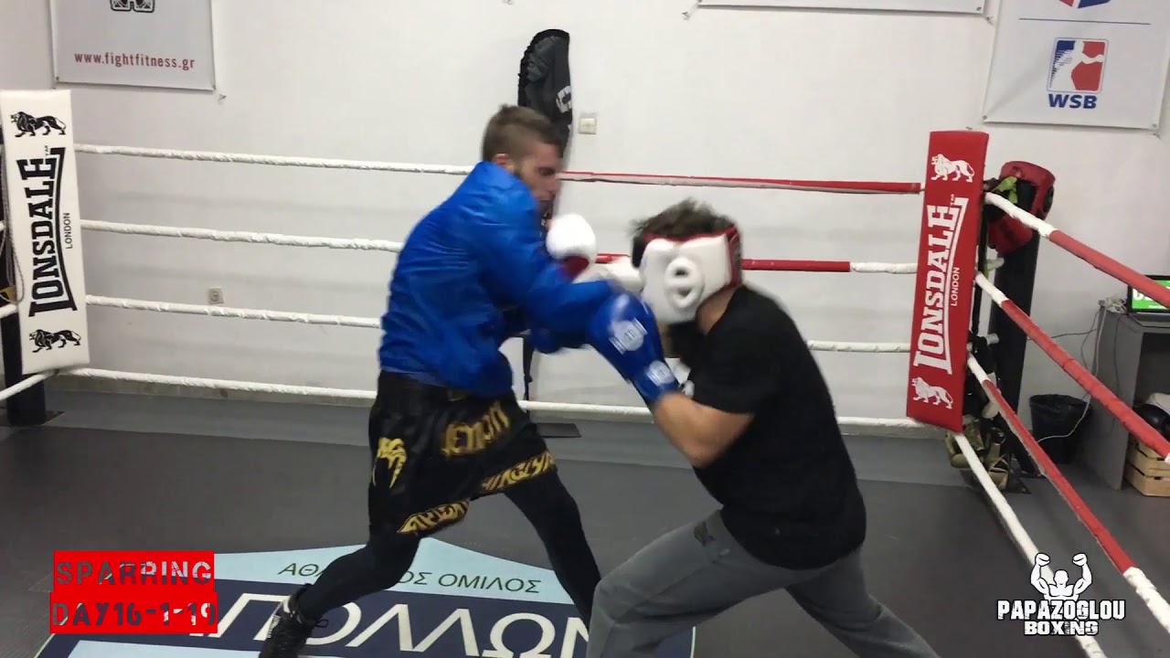 papazoglou boxing sparring day 16-01-19