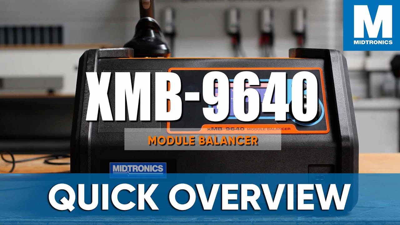 Midtronics XMB-9640 Are you service ready for Electronic Vehicles?